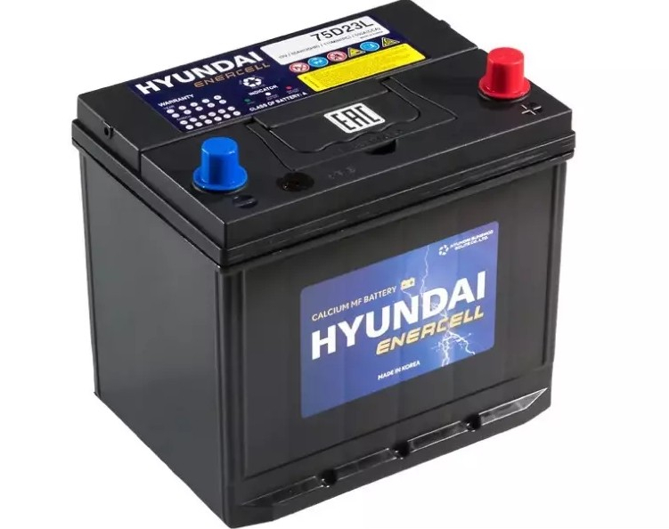 Автомобильный аккумулятор HYUNDAI Enercell 75D23L BH