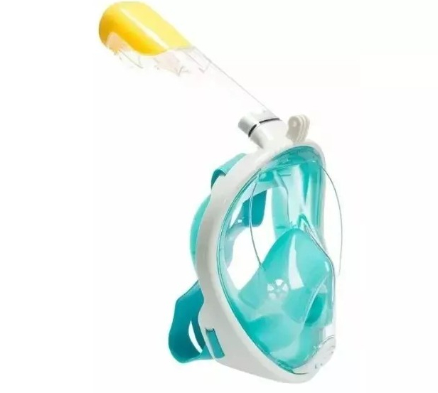 Подводная маска для плавания (снорклинга) Free Breath с креплением для экшн-камеры