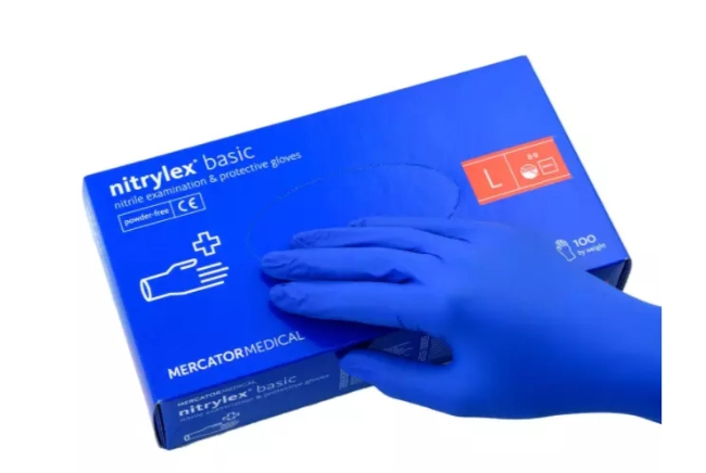Перчатки нитриловые nitrylex PF PROTECT MERCATOR MEDICAL