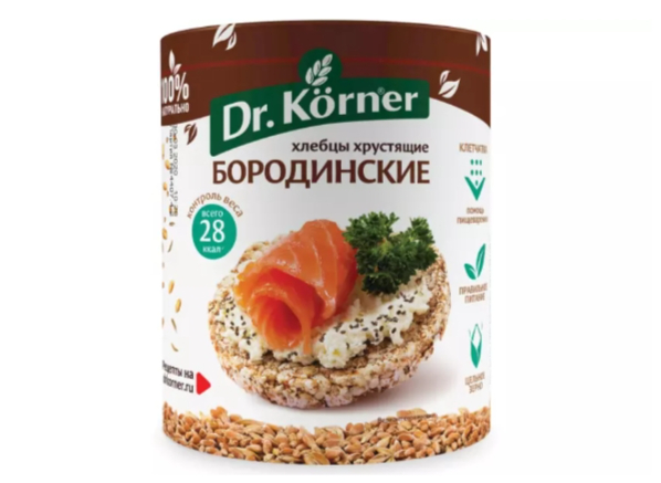 Хлебцы ржаные Dr. Korner бородинские