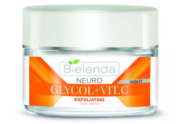 Bielenda Neuro Glicol+Vit.C Отшелушивающий крем корректор морщин и пигментных пятен