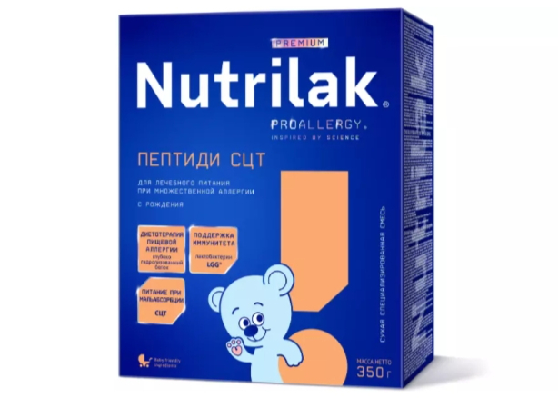 Смесь Nutrilak Premium Пептиди СЦТ, с рождения
