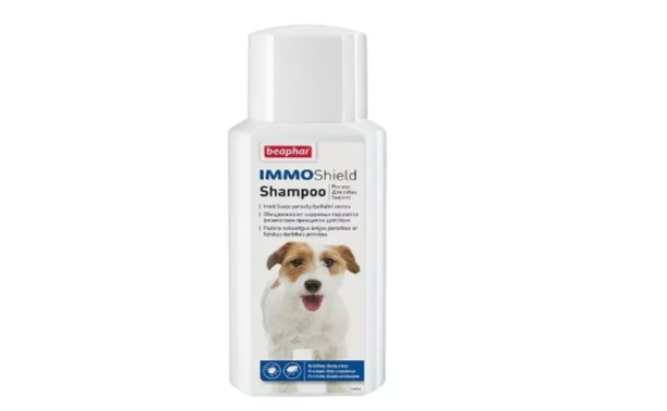Beaphar шампунь от блох и клещей IMMO Shield Shampoo