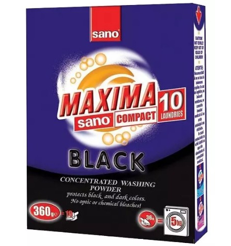 Стиральный порошок Sano Maxima Black