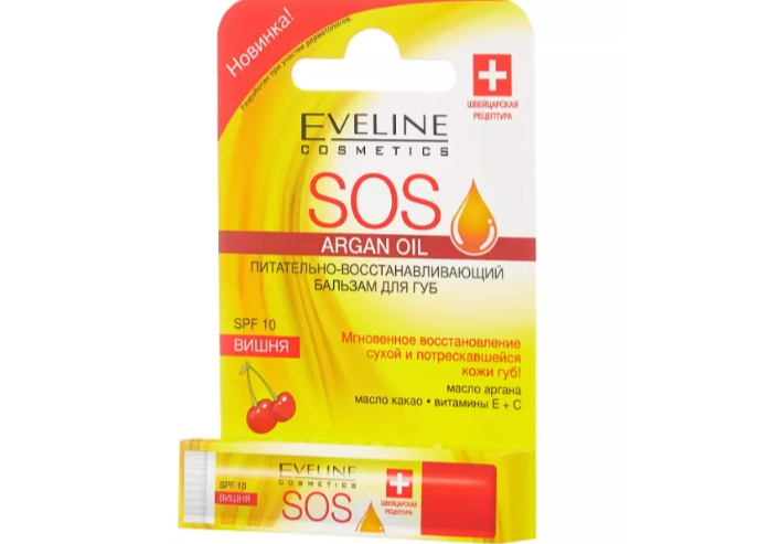 Продукт  Eveline Cosmetics SOS argan oil Вишня
