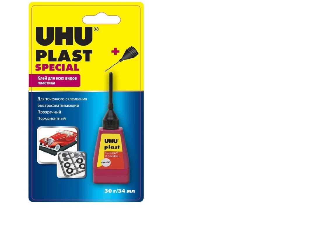 Клей для пластмассы Uhu Plast Spezial