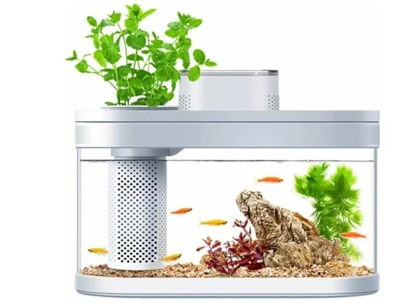 Про 10 л Xiaomi Geometry Fish Tank Aquaponics Ecosystem