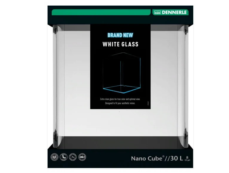 Dennerle Nanocube White Glass
