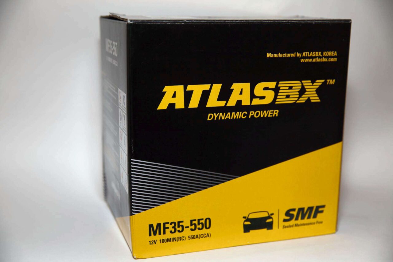 Автомобильный аккумулятор ATLASBX MF35-550