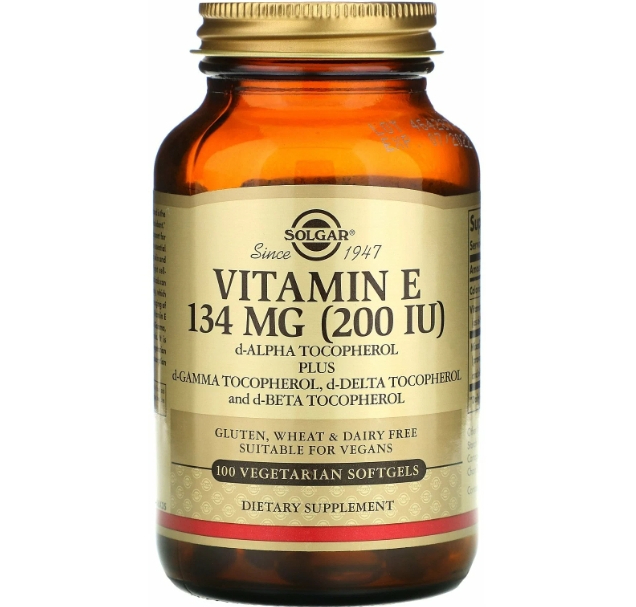 Антиоксидант для организма Витамин E Solgar Vitamin E 134 mg.
