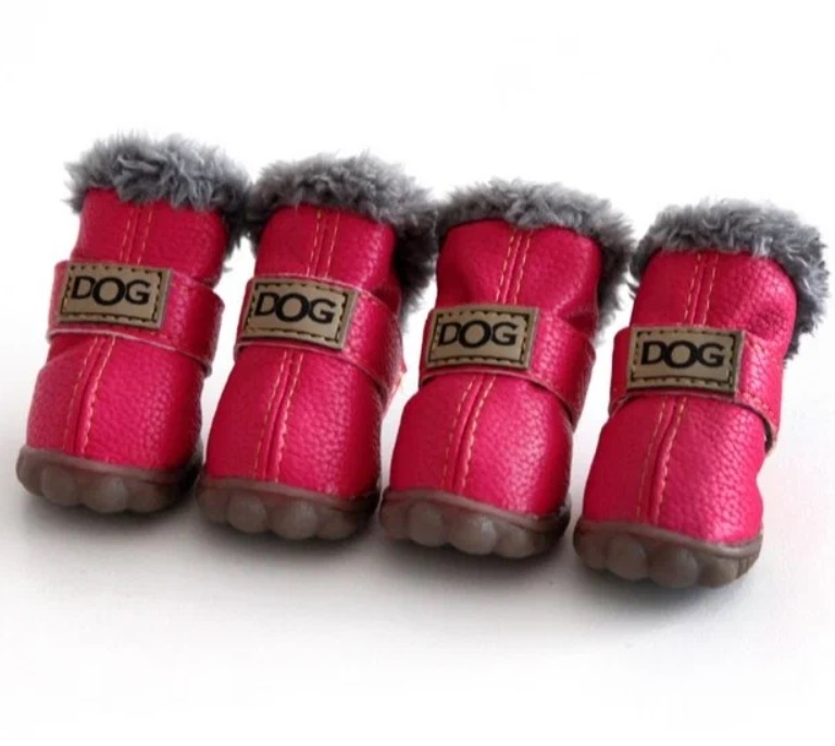 Зимняя теплая обувь для собак, теплые сапоги