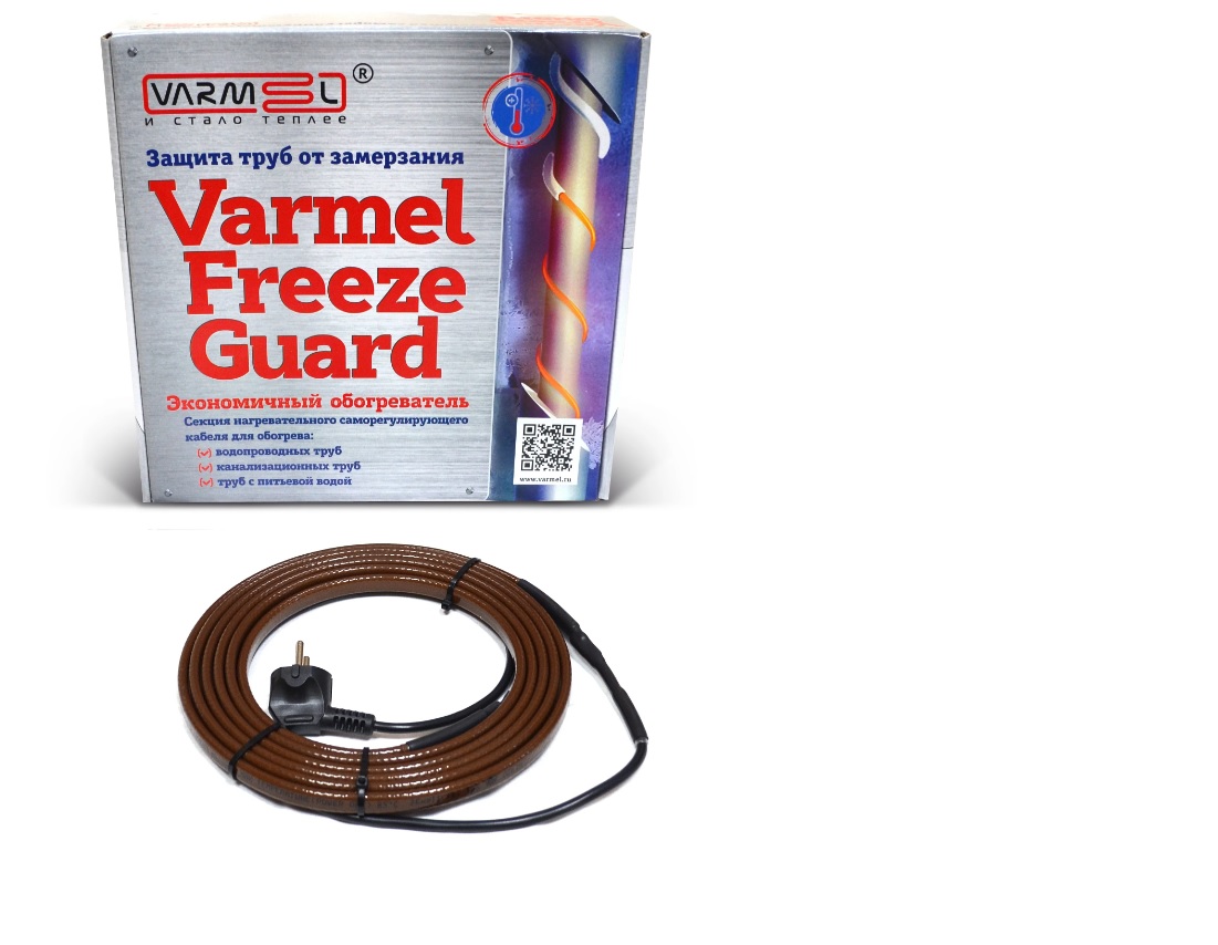 Греющий кабель для кровли Varmel Freeze Guard 30VFGR2-CP-6m