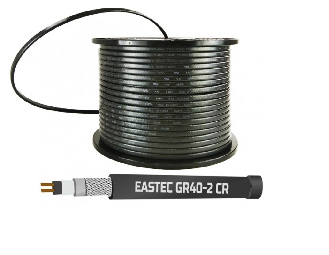 Греющий кабель для водостока GR-40-2 CR