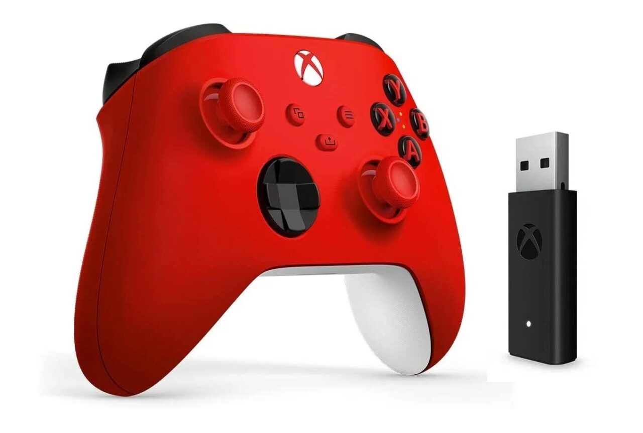 Геймпад Microsoft Series S / X / Xbox One S / X Pulse Red