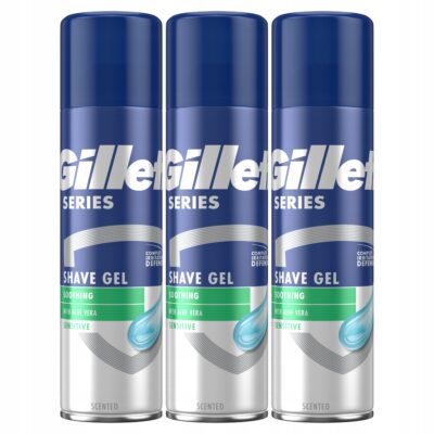гели для бритья Gillette