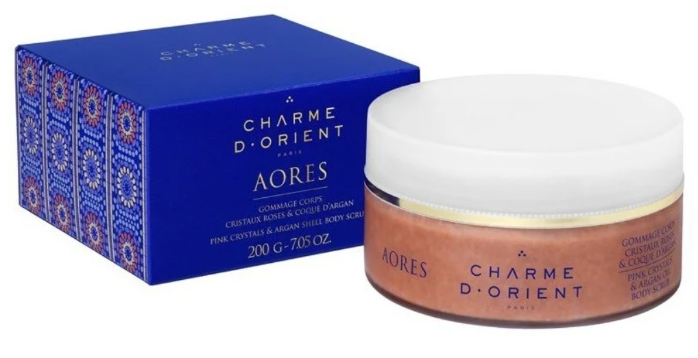 Гоммаж для тела Charme D'Orient Aores Rose crystals & Argan shell