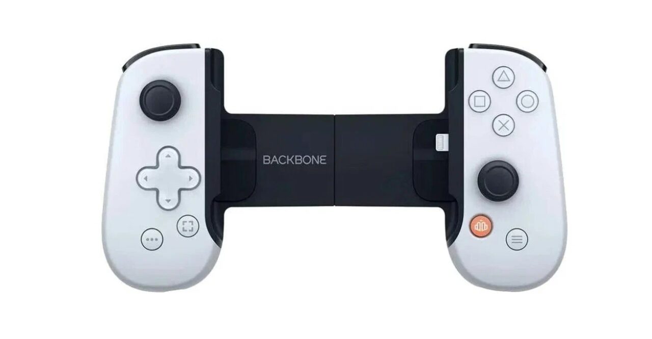 Белый геймпад BACKBONE Playstation Edition