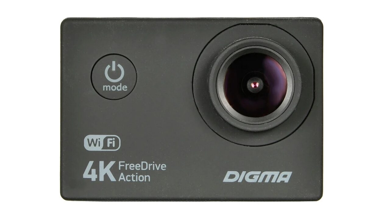 Видеорегистратор DIGMA FreeDrive Action 4K WIFI