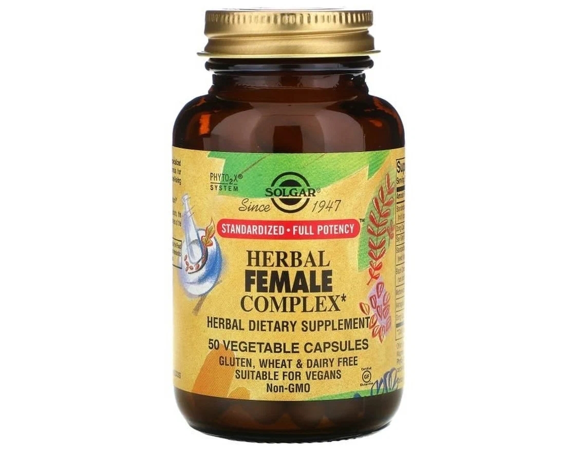 Витамины для энергии Solgar Herbal Female Complex