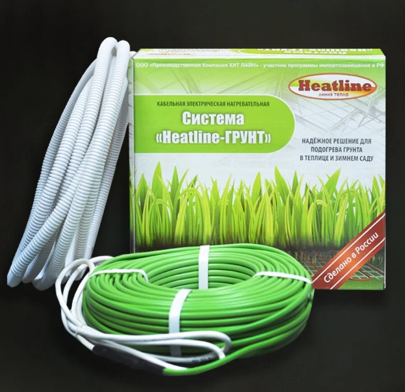 Нагревательный кабель резистивный HeatLine-грунт