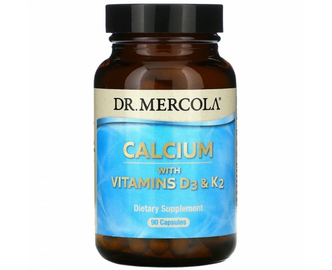 Витамины для взрослых Dr. Mercola Calcium with Vitamins D3 & K2