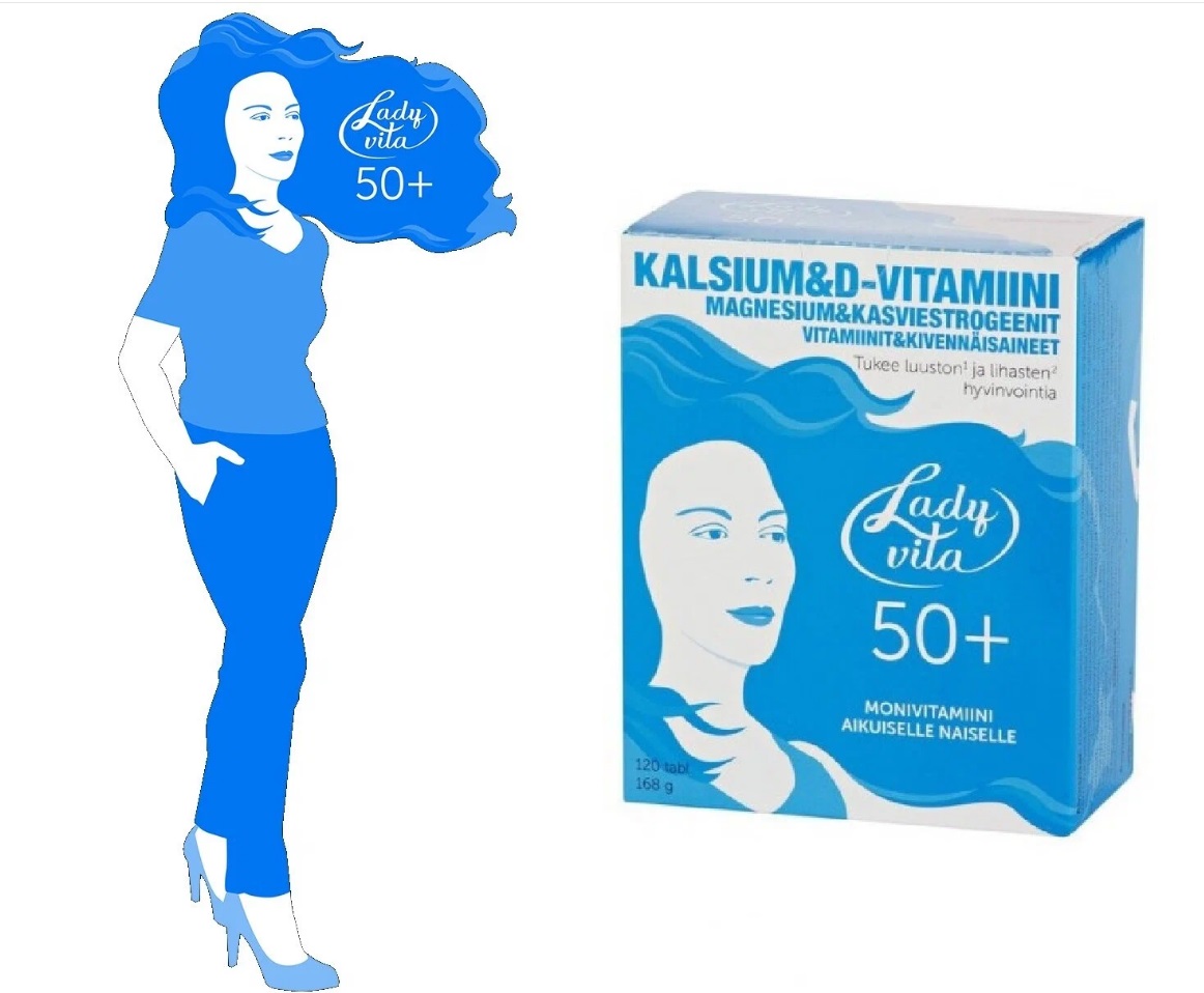Витамины для взрослых женщин старше 50 Lady vita 50+