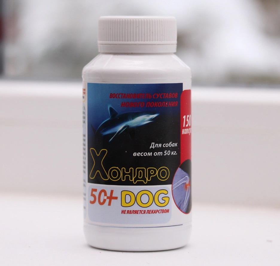 Витамины для собак ХондроДог 50+ Silver Track