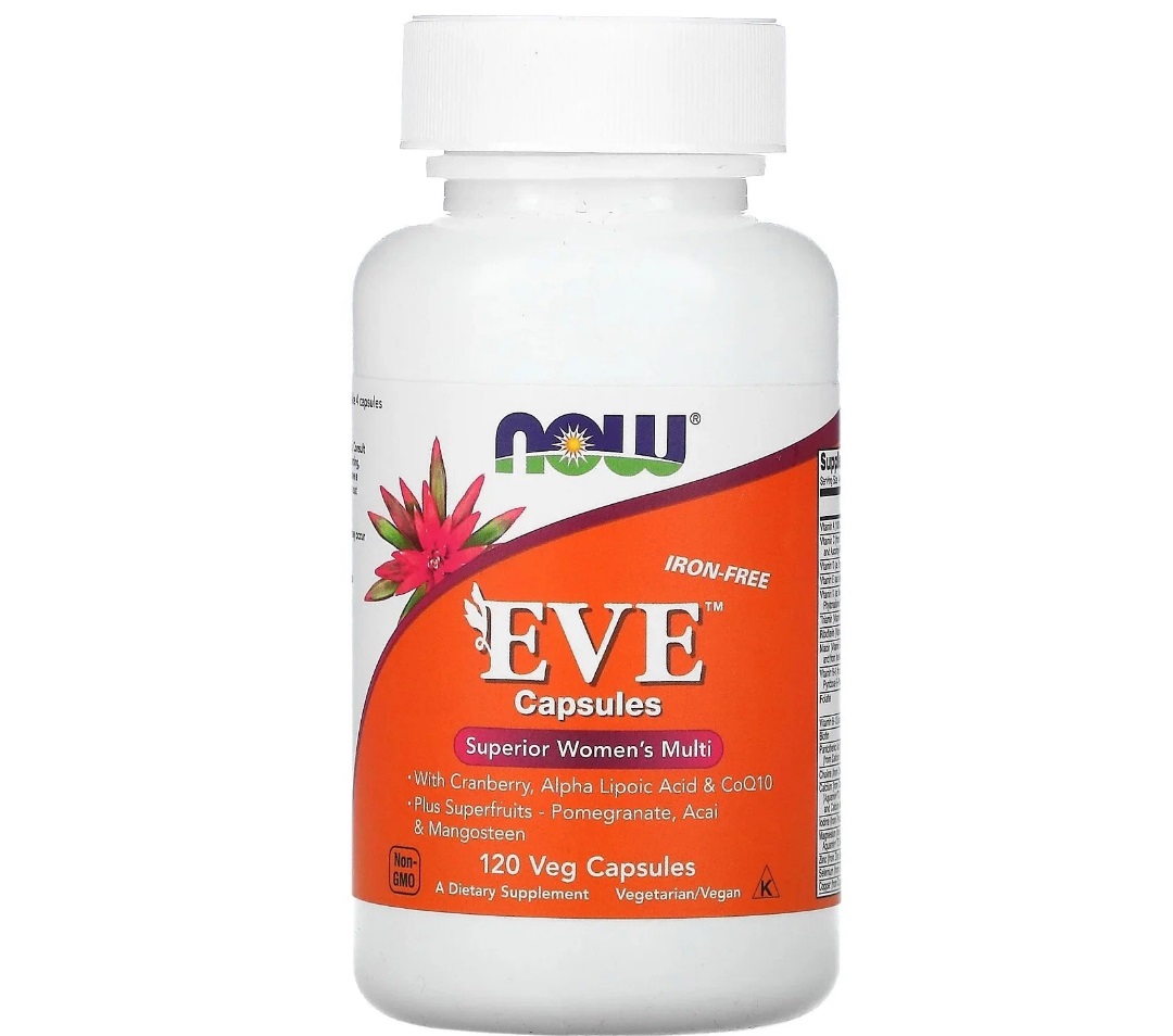 Витамины для женщин NOW Eve Women's Multi iron-free