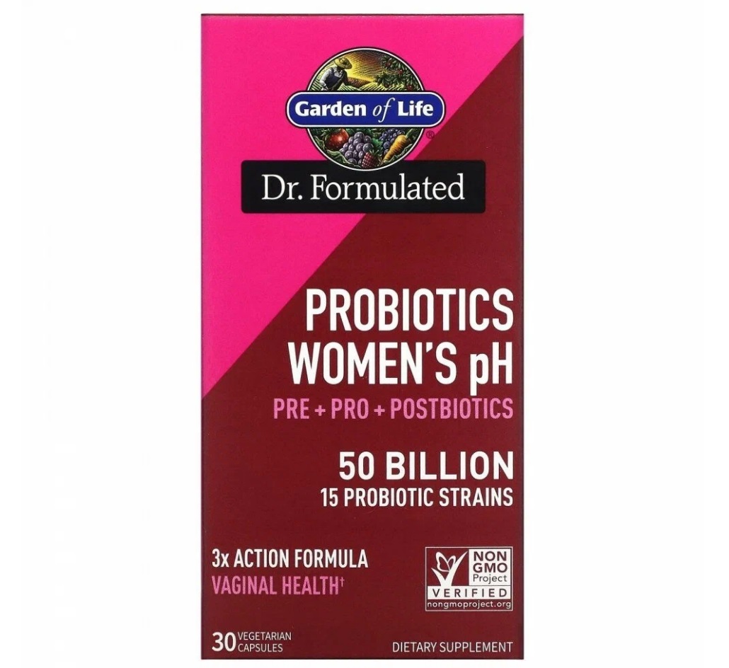 Витамины для женщин Garden Of Life Probiotics Women's pH 50B