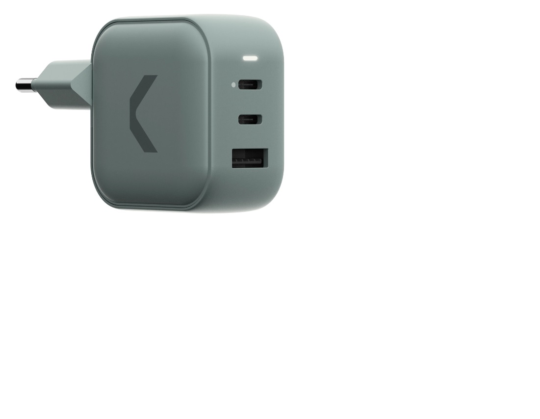 Зарядка для телефона COMMO 65W Multi Charger Dual USB-C + USB-A