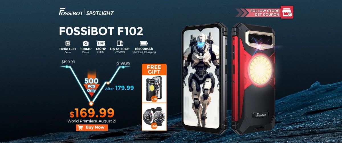 смартфон FOSSiBOT F102 цена