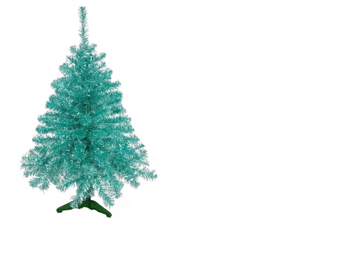 Новогодняя елка Северное сияние бирюза