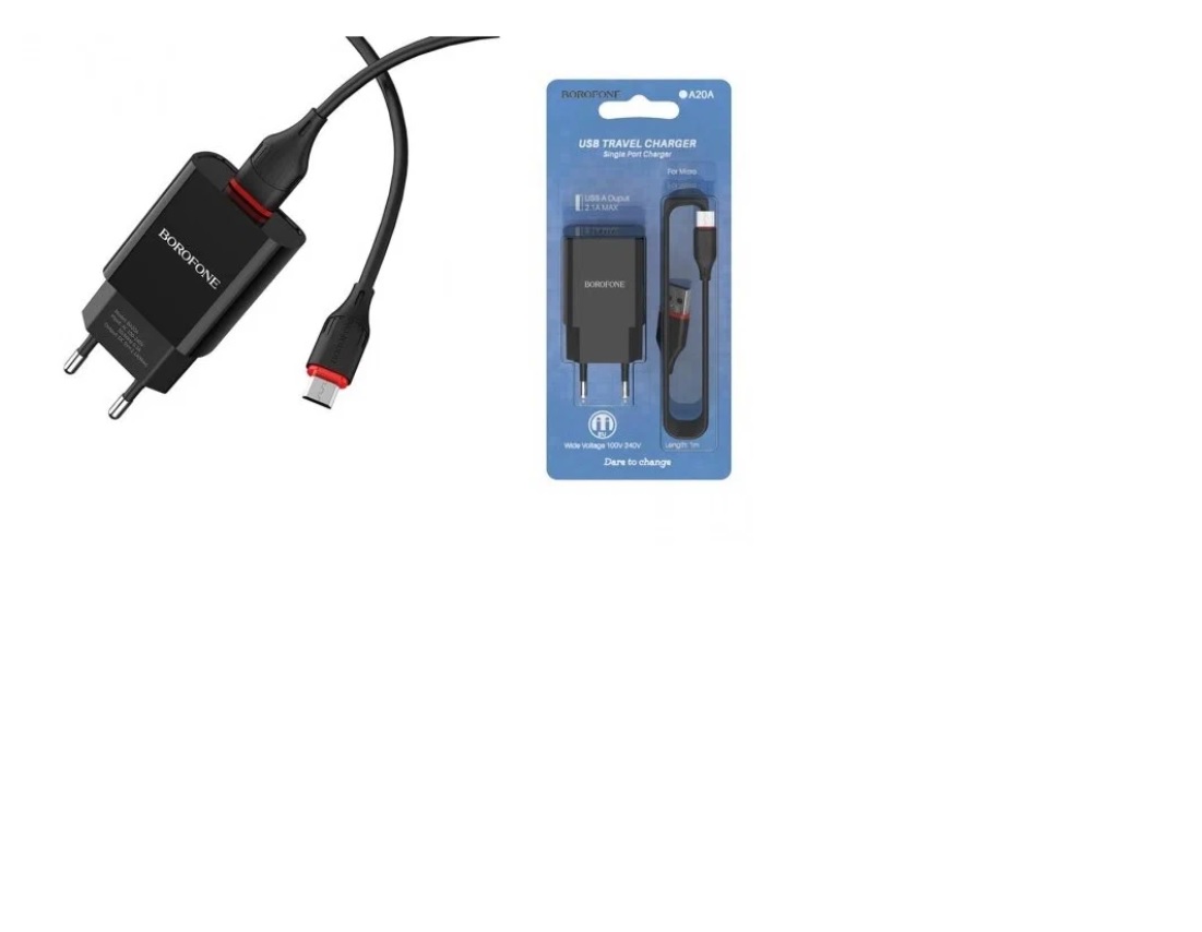 USB зарядка для телефона USB BOROFONE BA20A