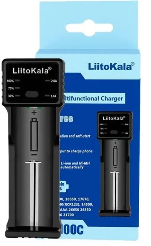 Зарядка для аккумуляторов АА LiitoKala Lii-100C