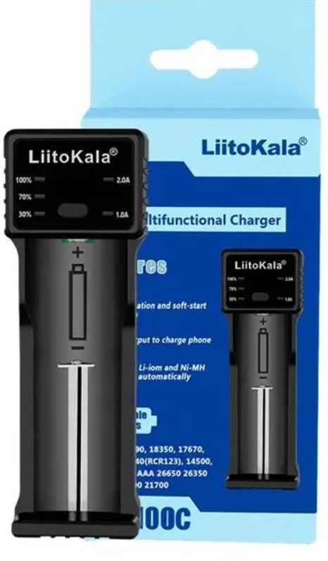 Зарядка для аккумуляторов ААА LiitoKala Lii-100C