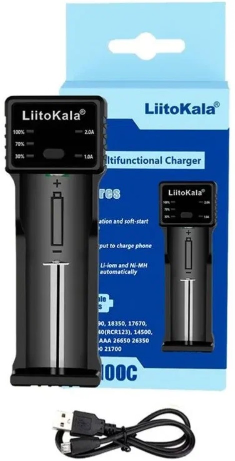 Зарядка для аккумуляторов 18650 LiitoKala Lii-100C