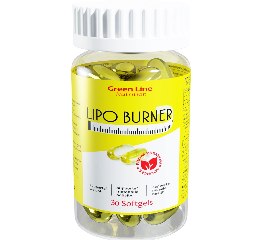 Жиросжигатель для мужчин Lipo Burner CLA Green Line Nutrition