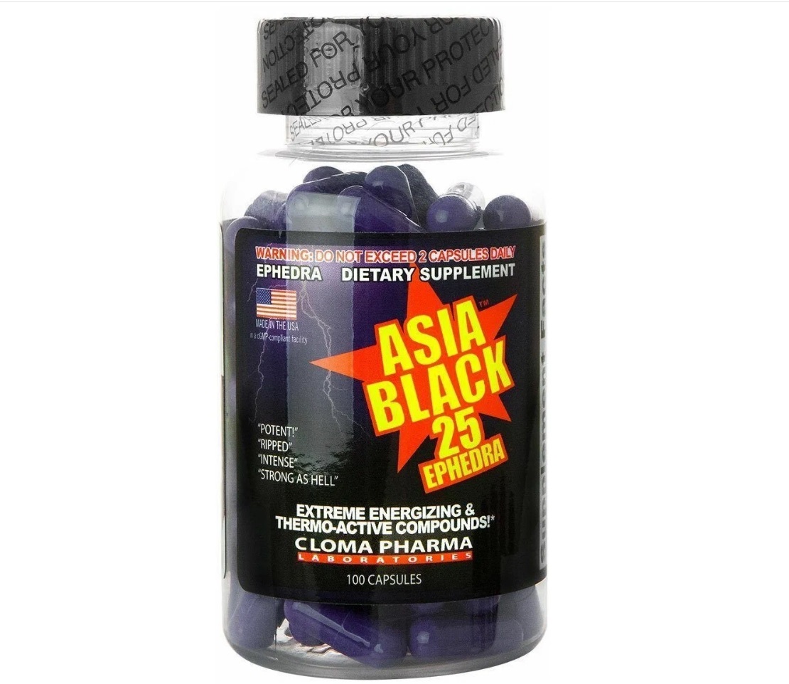 Жиросжигатель для мужчин Cloma Pharma USA Asia Black