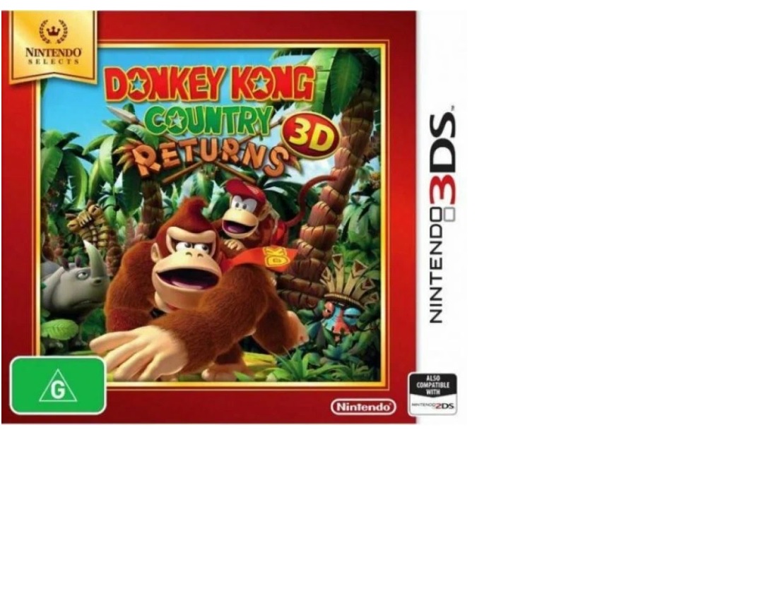 Nintendo 3DS игра Donkey Kong Country Returns 3D