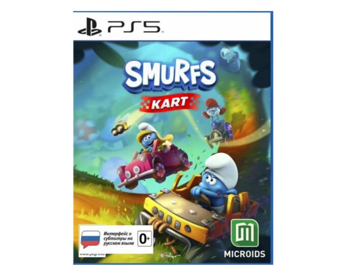 Игра для малышей PS5 Smurfs Kart