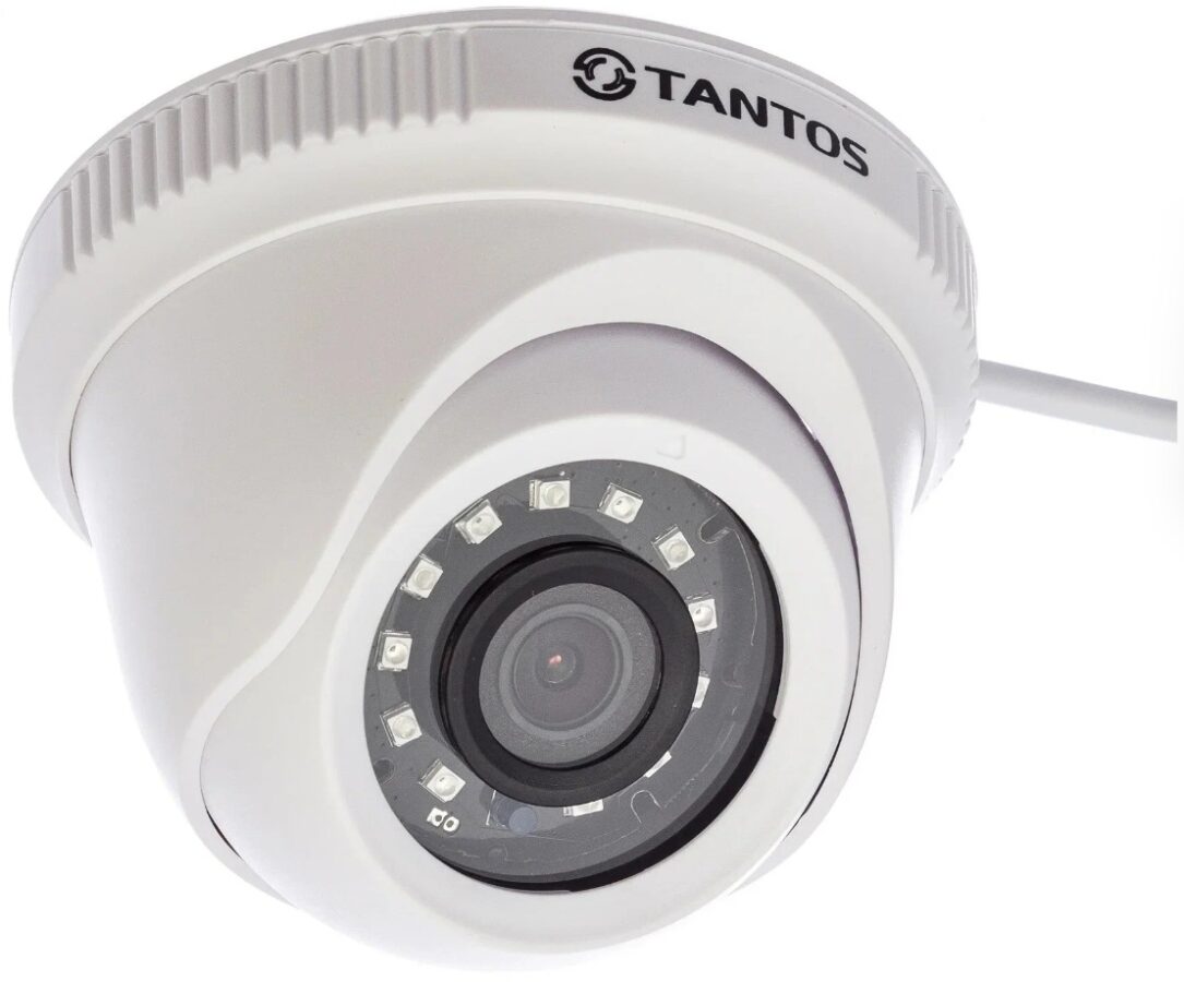 Купольная камера видеонаблюдения TANTOS TSc-E2HDf