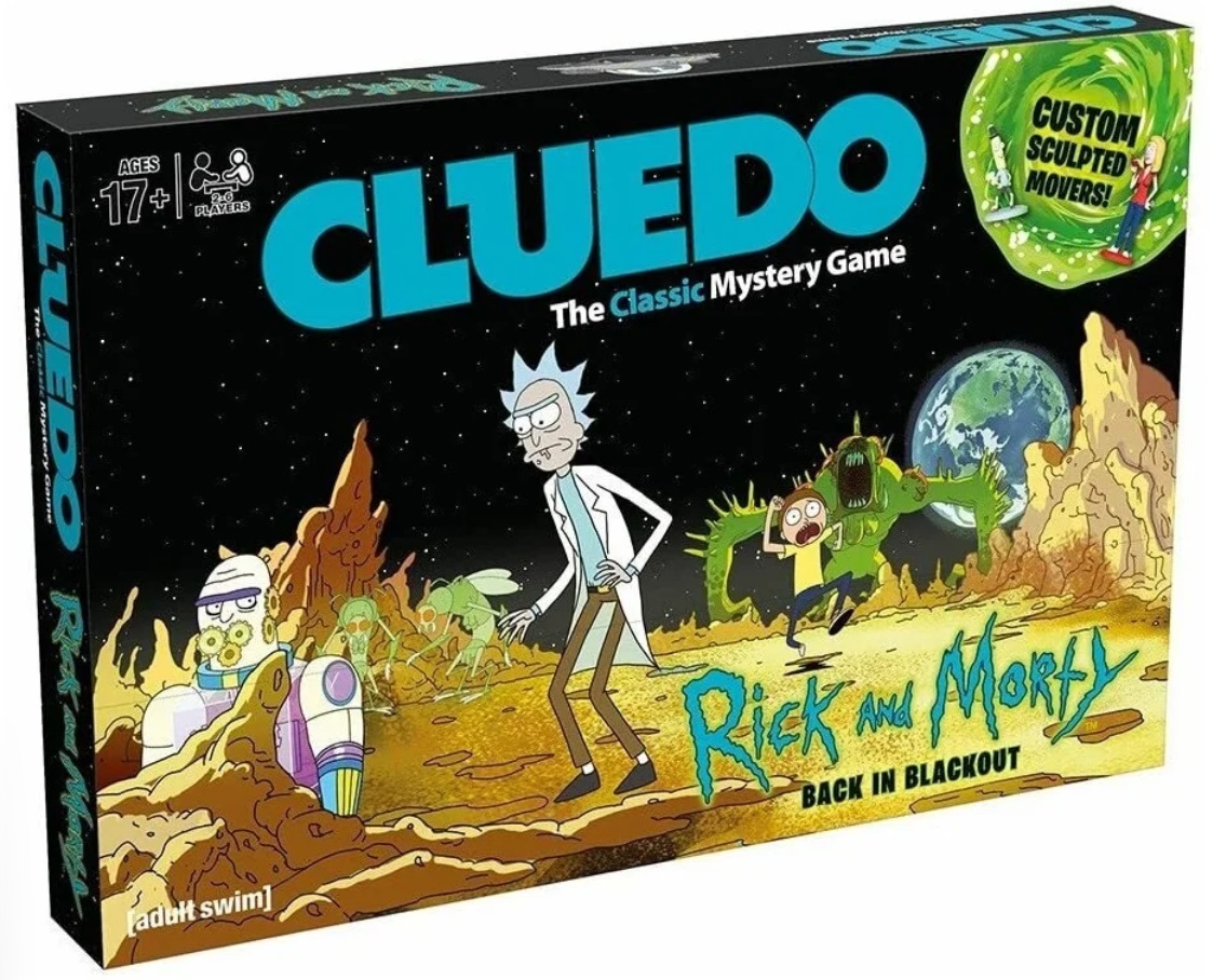 Настольная игра детектив Rick and Morty Cluedo Mystery