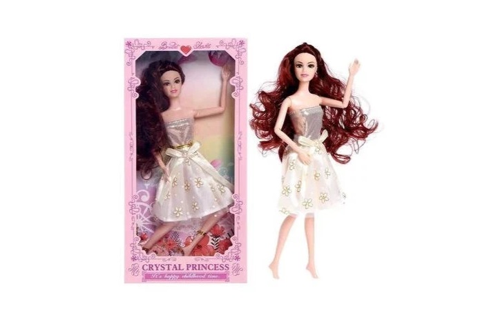 Кукла шарнирная модель Лиза в платье