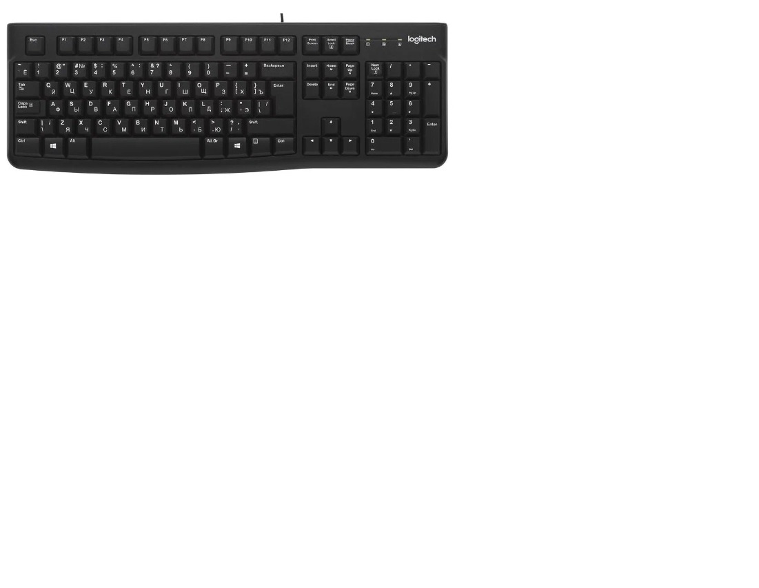 Черная клавиатура Logitech K120 for Business