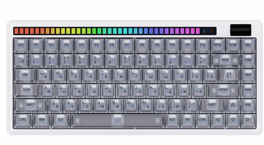 Белая клавиатура Dareu A84 Pro