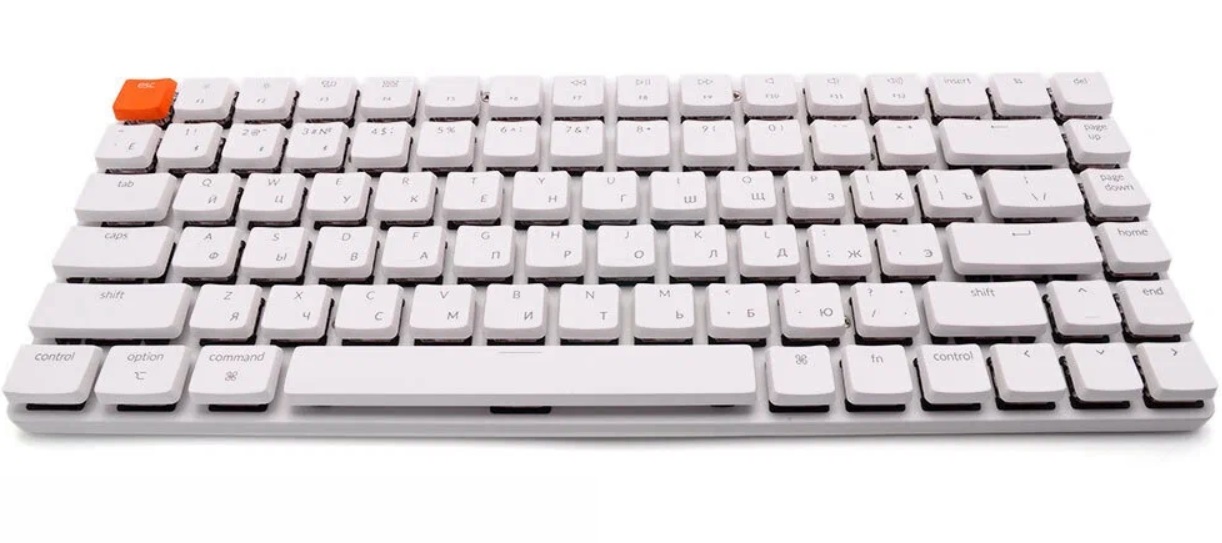 Белая клавиатура Keychron K3 Version 2
