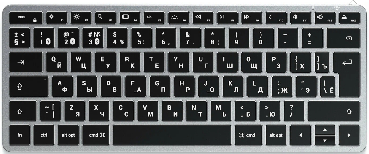 Тонкая клавиатура Satechi Slim X1
