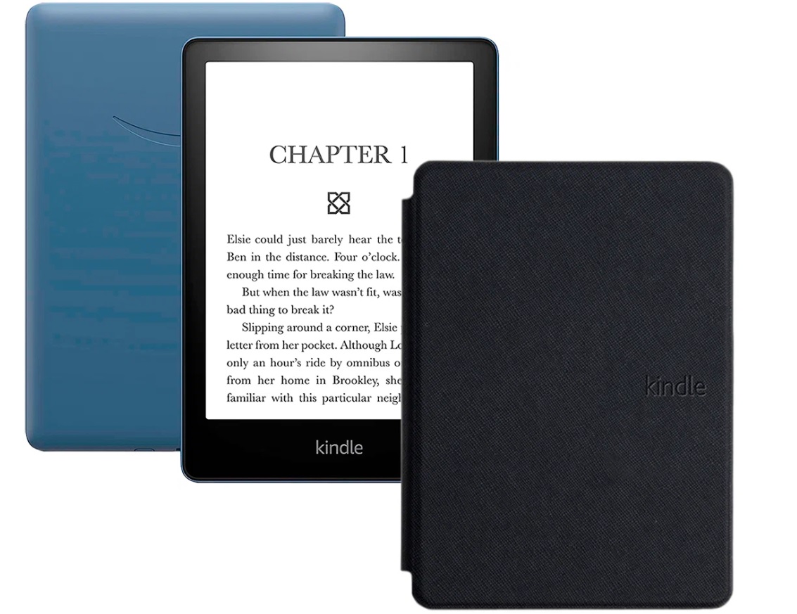 Черная электронная книга  Amazon Kindle PaperWhite