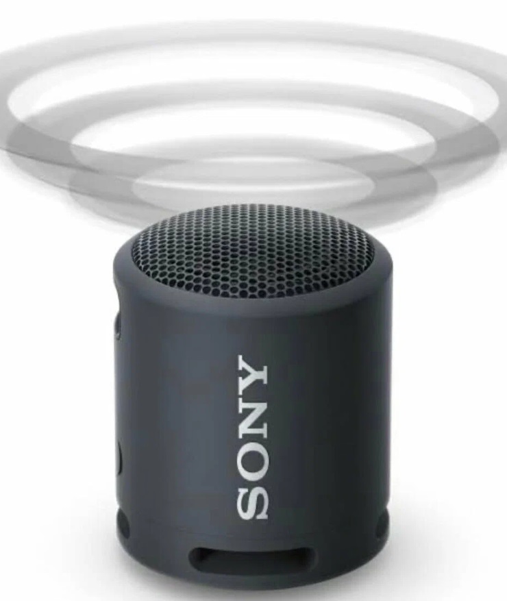 Черная портативная колонка Sony SRS-XB13