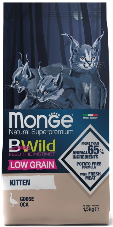 Корм для кошек Monge BWILD Feed the Instinct